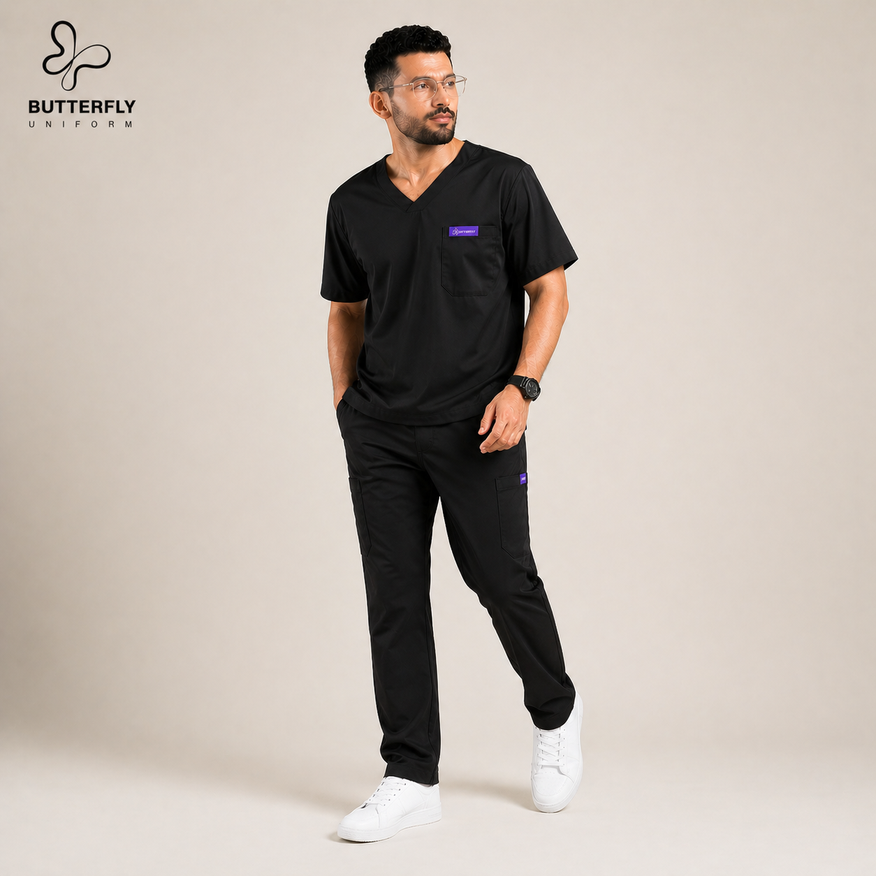 Pyjama de bloc V-Neck