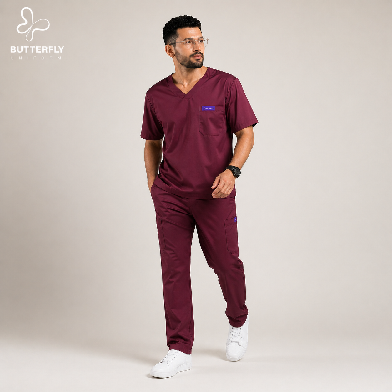 Pyjama de bloc V-Neck