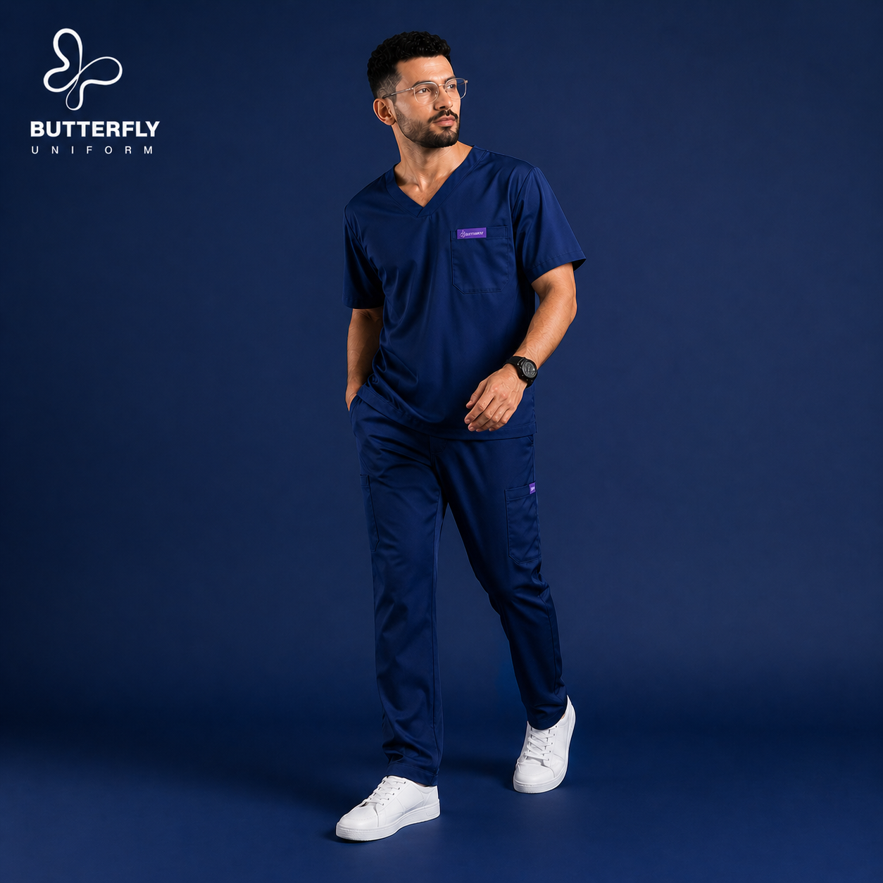 Pyjama de bloc V-Neck